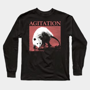 Agitation Opossum Long Sleeve T-Shirt